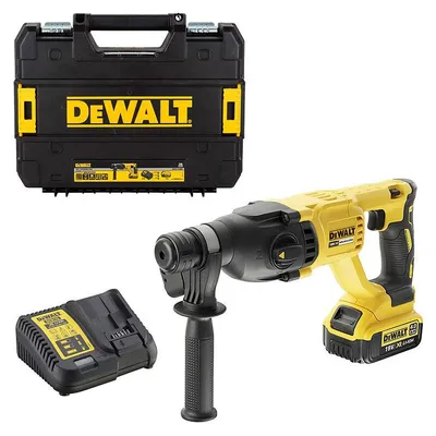 Image de Perforateur SDS-Plus 2,6J 18V DEWALT DCH133M1 avec coffret et une batterie 4,0 Ah