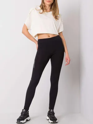 Zdjęcie produktu dla Rue Paris Damskie legginsy Atanaricus czarne L