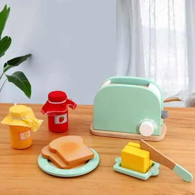 Produktbild von Buzz - Toaster - Holzspielzeug - Spielküche - Nachhaltig - Holz - Kochen - Kinderküche - Küchenzubehör - Geschenk - Geburtstag - Spielzeug