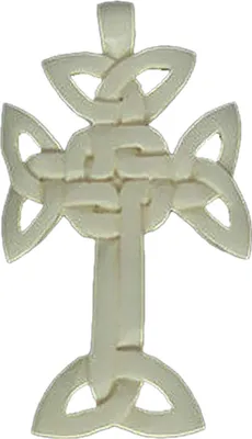 Produktbild von Rinderknochen Arankreuz Anhänger Schmuck - Kreuze - 48x28mm