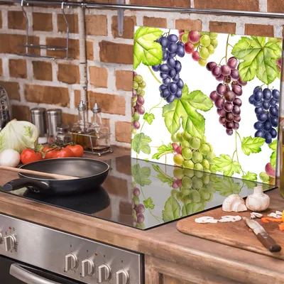 Imagen del producto de Protector de vitrocerámica de 60x52 cm, diseño de frutas