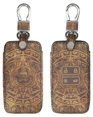 Produktbild von kwmobile Autoschlüssel Hülle kompatibel mit Renault 4-Tasten Smartkey Autoschlüssel (nur Keyless Go) - Kunstleder Schutzhülle Schlüsselhülle Cover
