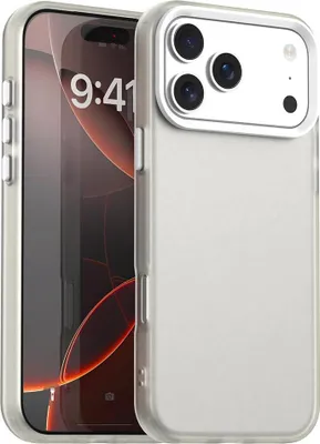 Produktbild von Mobigear Crystal iPhone 17 Pro Max Hülle Hardcase Backcover - Weiß
