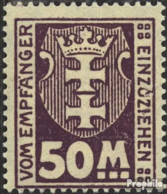 Produktbild von Briefmarken Danzig 1923 Mi P23Y Gefälligkeitsentwertung gestempelt Portomarke