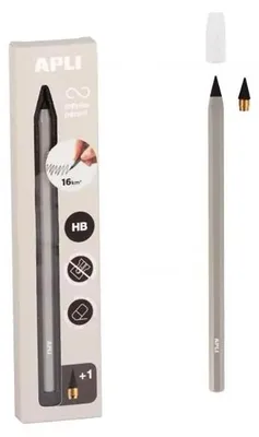 Produktbild von Apli Infinite Pencil Bleistift Schwarz Kinder Schwarz One Size