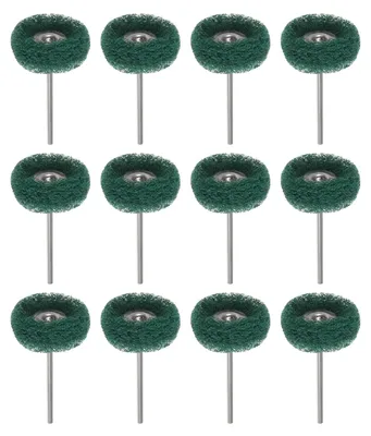 25 Schleifscheiben 2,5 cm Körnung 180, 3/32 Zoll Schaft