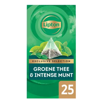 Image de Lipton - Thé Lipton Exclusif Menthe Verte 25x2gr | Attraper une pièce de 25