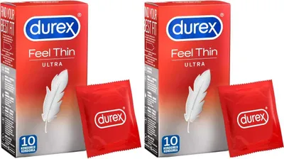 Produktbild von 20 Stück Durex Feel Thin Ultra Dünn Kondome Liebe Sex Ultradünn