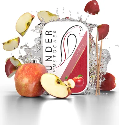 Produktbild von Wunder Zahnstocher mit Geschmack - Apfel - 100 Stück - Metallbox - zuckerfrei - vegan - frischer Atem - Alternative zu Kaugummi