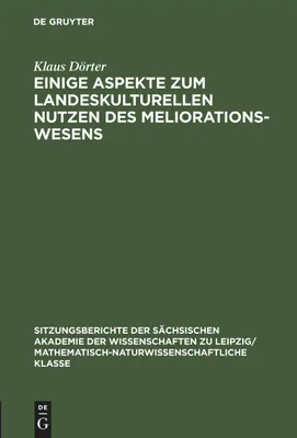 Produktbild von Einige Aspekte zum landeskulturellen Nutzen des Meliorationswesens