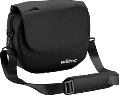 Produktbild von Wiltec Lenkertasche Fahrrad 5 l, kompakte Fahrradtasche für Lenker 26,5 x 9 x 21,5 cm, Lenkradtasche mit Schultergurt, ideal für E-Bike, Rennrad, Gravelbike