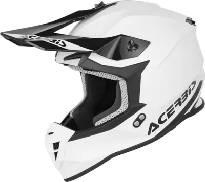 Image de Casque de motocross ACERBIS Linear 22.06 Solid blanc brillant taille XXL