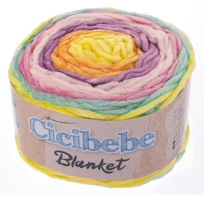 150g Farbverlaufsgarn Cicibebe Blanket Bobbel Mehrfarbig 05