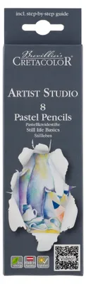 Produktbild von Cretacolor Pastellstifte Set - 8 Stück Künstler Farbstifte kreativ