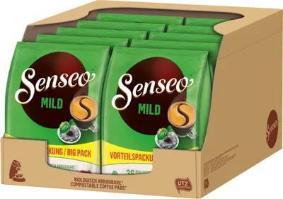 Produktbild von SENSEO Pads Mild UTZ  10 x 36 Kaffeepads Vorratspack - 360 Getränke