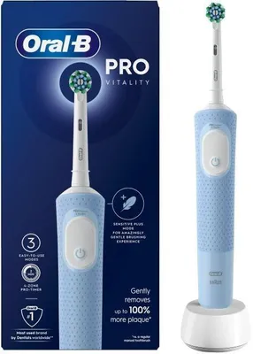 Image de Brosse à dents rotative Oral-B Vitality Pro pour adultes, violette