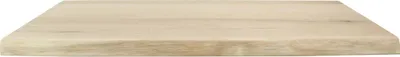 Produktbild von Natural Goods Berlin Waschtisch EICHE, Eichenholz massiv, Aufsatzwaschbecken, Echtholz, Naturkante, 100 x 50 cm