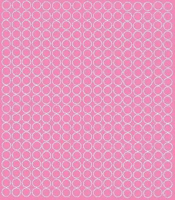 Obrázok produktu pre Kruhové nálepky, priemer 1 cm, bodky, 357 kusov, ružová matná