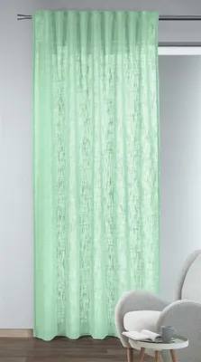 Produktbild von Fertigschal verdeckte Schlaufen "Alessio" - Größe (HxB): 245x135cm Farbe: Grün