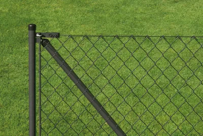 Obrázek produktu pro Plotové pletivo Alberts, výška 125 cm, délka 25 m, kompletní plotová souprava se zemním pouzdrem bez zasazení do betonu, antracit-metalická barva, velikost ok 60 x 60 mm