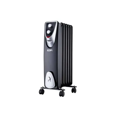 Produktbild von Edm 7126 Black Edition 1000w Heizkörper Schwarz One Size / EU Plug 220V Schwarz One Size