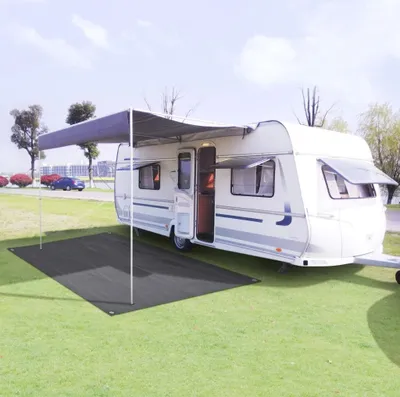 Produktbild von Neues Produkt - BEST Zeltteppich 250 x 400 cm Anthrazit,Einfach zu installieren & Schlichten Design 250 x 400 cm Beständig 1parcel