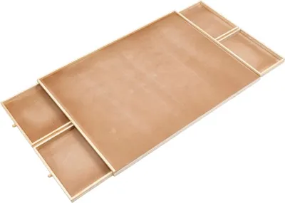 Produktbild von HI Puzzletisch mit 4 Schubladen 76x57x4,5 cm Holz