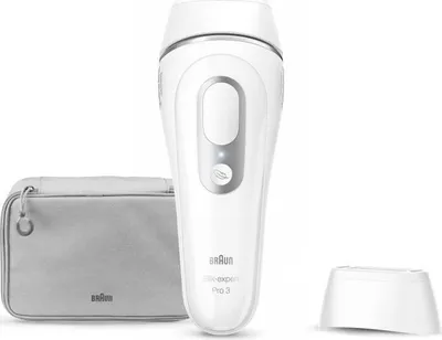 Image de Épilateur à lumière pulsée Braun Silk·expert Pro 3, IPL PL3020, 300 000 flashs, Blanc