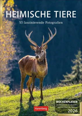 Produktbild von Hattstein, M: Heimische Tiere Wochenplaner 2026 - 53 faszini