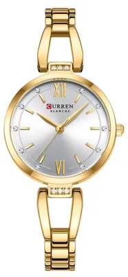 Image de Montre femme CURREN dorée et argentée avec bracelet en acier inoxydable KP41617