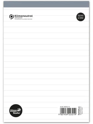 Image de Bloc-notes Staufen sans couverture, DIN A5, 50 feuilles, 60 g/m², ligné