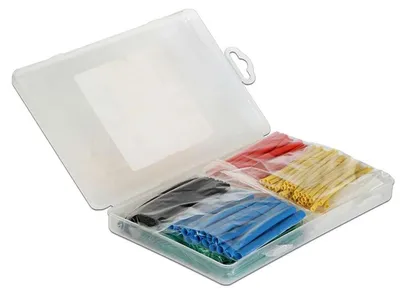 Produktbild von DeLOCK 86278, Kabelrinne, Schwarz, Blau, Grün, Rot, Gelb, PVC, 50 Stück(e)