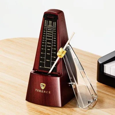 Produktbild von Mechanische Metronom aus Holz - Präzisionshilfe für Piano, Violine, Gitarre und Trommelübung