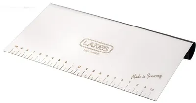 Produktbild von Teigschaber 22 cm mit Skala, Edelstahl, Teigspatel, Kuchenschneider
