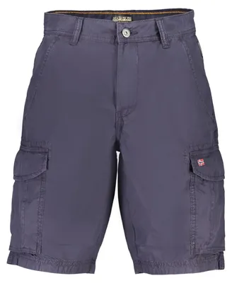 Produktbild von Blaue Herren Bermuda-Shorts mit 6 Taschen und Reißverschluss
