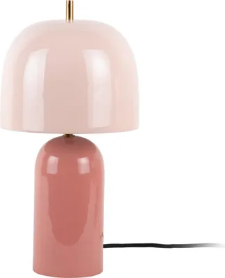 Immagine prodotto di Leitmotiv - Lampada da tavolo Rico - Rosa antico - Ø20cm Lampada da tavolo - Lampada da comodino, soggiorno, camera da letto