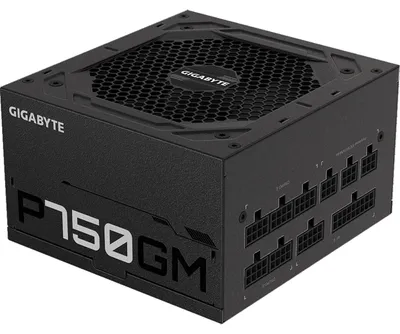 Produktbild von Gigabyte P750GM - Netzteil (intern) - ATX12V 2.31 - 80 PLUS Gold - Wechselstrom 100-240 V - 750 Watt