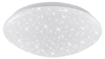 Image de Lampe LED pour salle de bains BRILONER LEUCHTEN ELIPSO, 12 W, 1200 lm, IP44, blanc, plastique-métal, Ø 28 cm