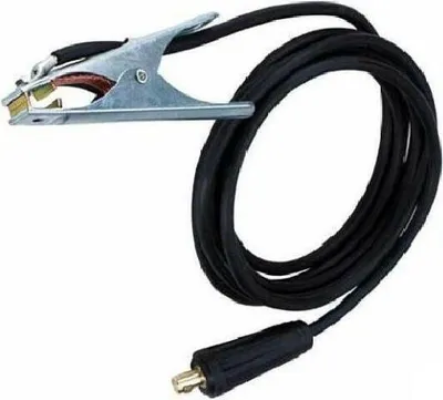 Image de Câble de masse 16mm² / 4m + connecteur 9mm DX25 Câble de soudage Pince de soudage Câble