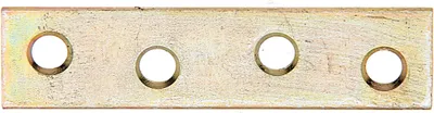 Produktbild von GAH Alberts Flachverbinder L 60 mm B 14 mm S 1,75 mm Stahl galv. gelb verz. - 339258