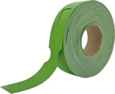 Produktbild von CombiCraft Schlaufenetiketten mit Metallerkennung in Grün - 500 Stück, 48x279mm