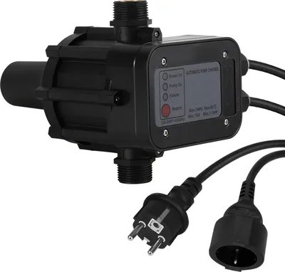 Obrázok produktu pre Aopunly regulátor tlaku čerpadla Presscontrol Watertech tlakový spínač do 1,1kw čierny s káblom