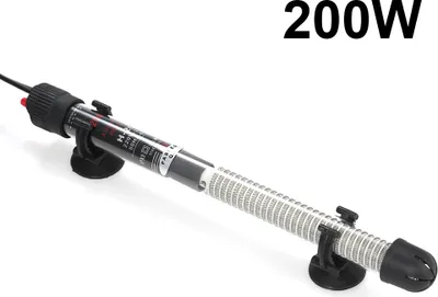 Produktbild von Heizstab Aquarium 200W, Unterwasser-Aquarium-Heizungs-Wasserdichter Thermostat für Aquarium, Eintauchbarer Erhitzer Heitzungstab für Aquarium Fischglas Temperatur Einstellung