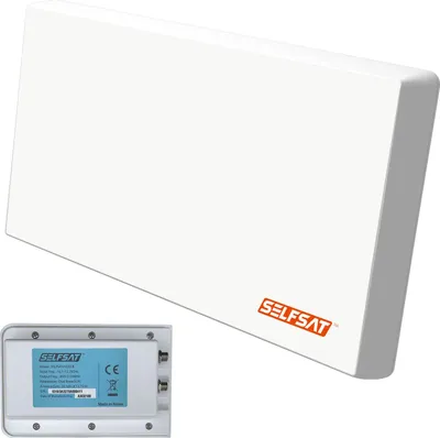 Produktbild von SELFSAT SAT-Flachantenne H22D2+, mit Twin LNB
