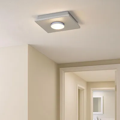 Produktbild von LED Deckenleuchte, dimmbar, weiß, nickel-matt, L 17 cm