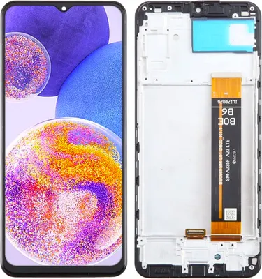 Obrázok produktu pre Originálny displej pre Samsung Galaxy A23 4G A235 rám REF, náhradné diely pre smartfón
