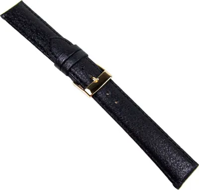 Produktbild von Econ Ersatzband Uhrenarmband Leder schwarz  20730G, Stegbreite:14mm