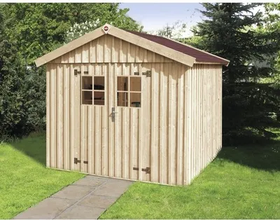 Produktbild von Gerätehaus weka Öland Gr.3 mit Fußboden 277 x 286 cm natur