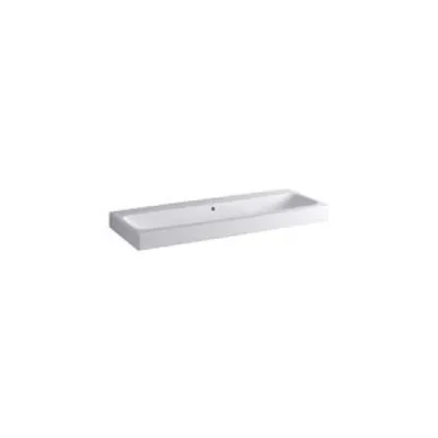 Produktbild von Geberit Waschtisch iCon 1200 x 485 mm, mit Überlauf ohne Hahnloch weiß