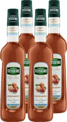 Zdjęcie produktu dla Syrop do napojów Teisseire Hazelnut 0% cukru 0,7 l (opakowanie 4 szt.)